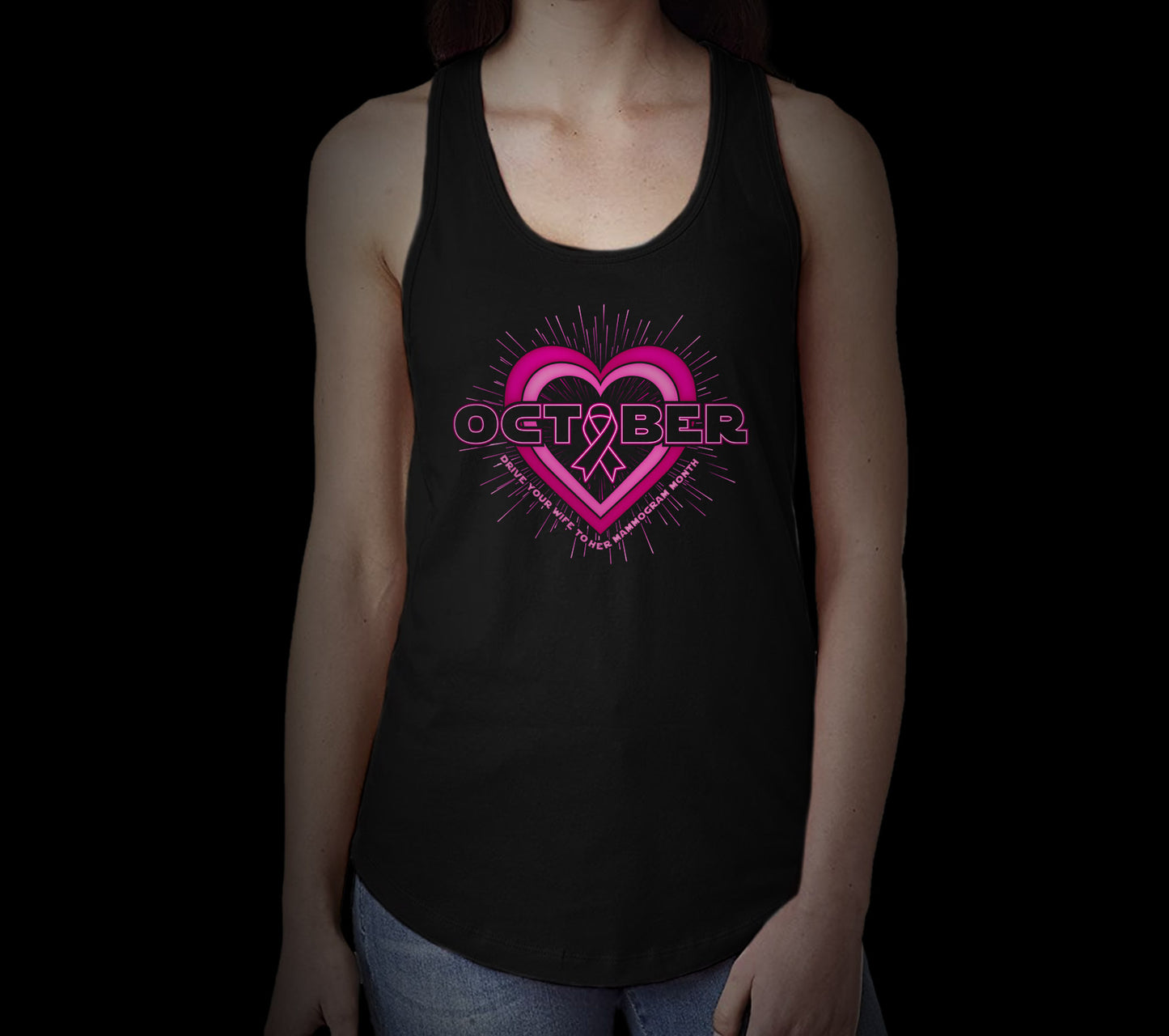 October Mammogram Month Tank Top