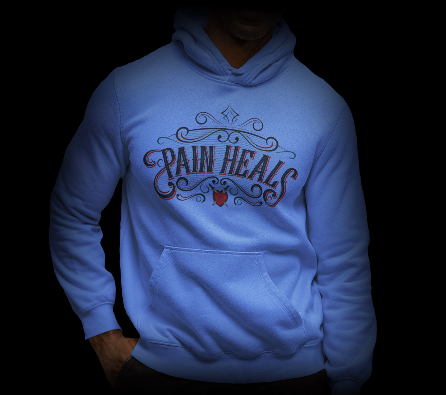 Pain Heals Hooded Sweatshirt