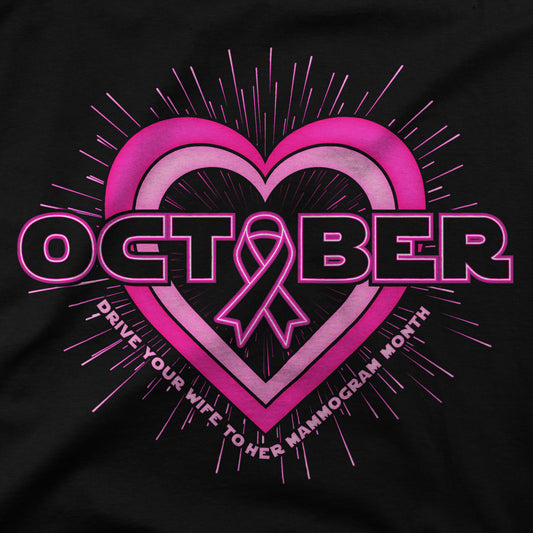 October Mammogram Month Hooded Sweatshirt